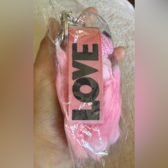 Pink Plush Doll Keychain - Picture 3 of 6